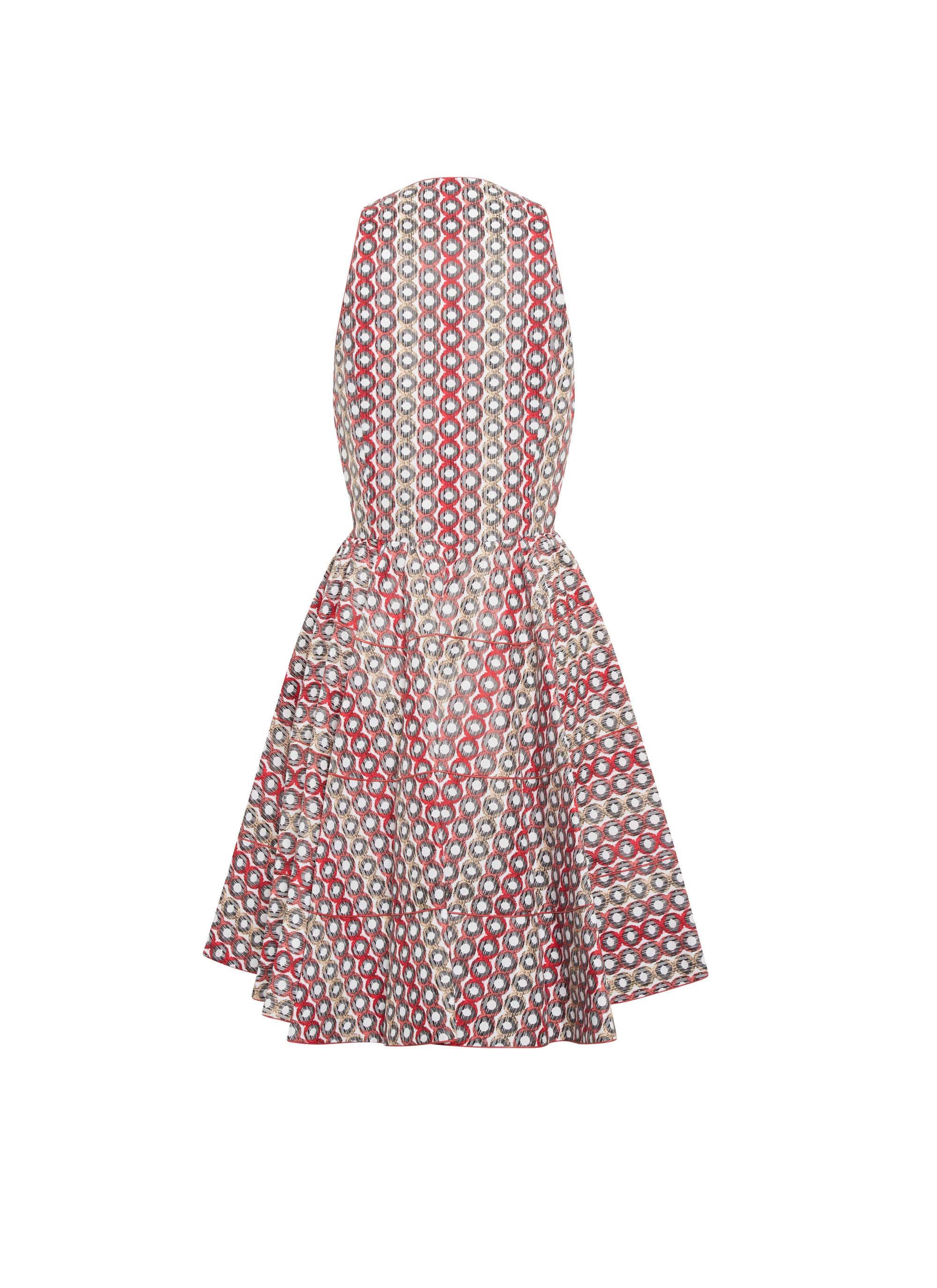 Sleeveless skater dress - Desert & Multicolour