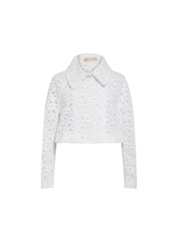Mini pea coat - White
