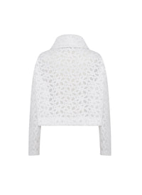 Mini pea coat - White