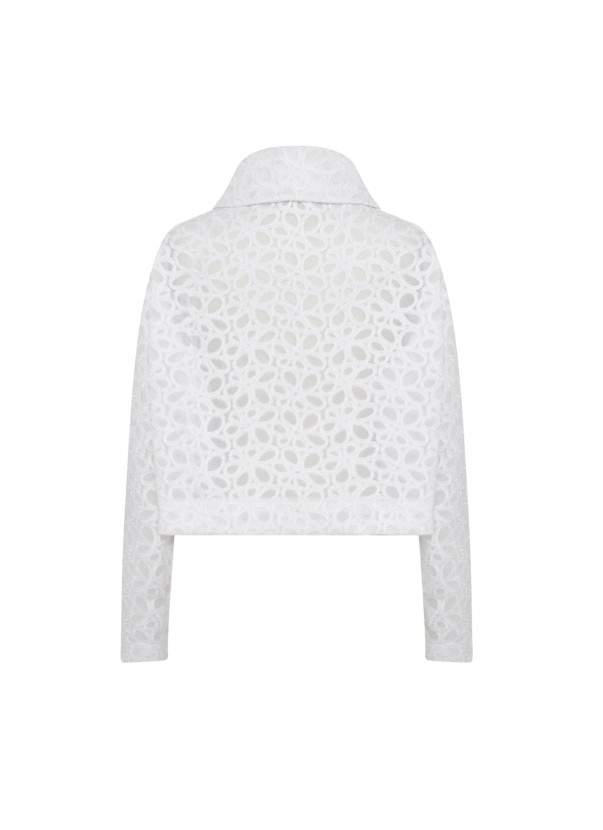 Mini pea coat - White