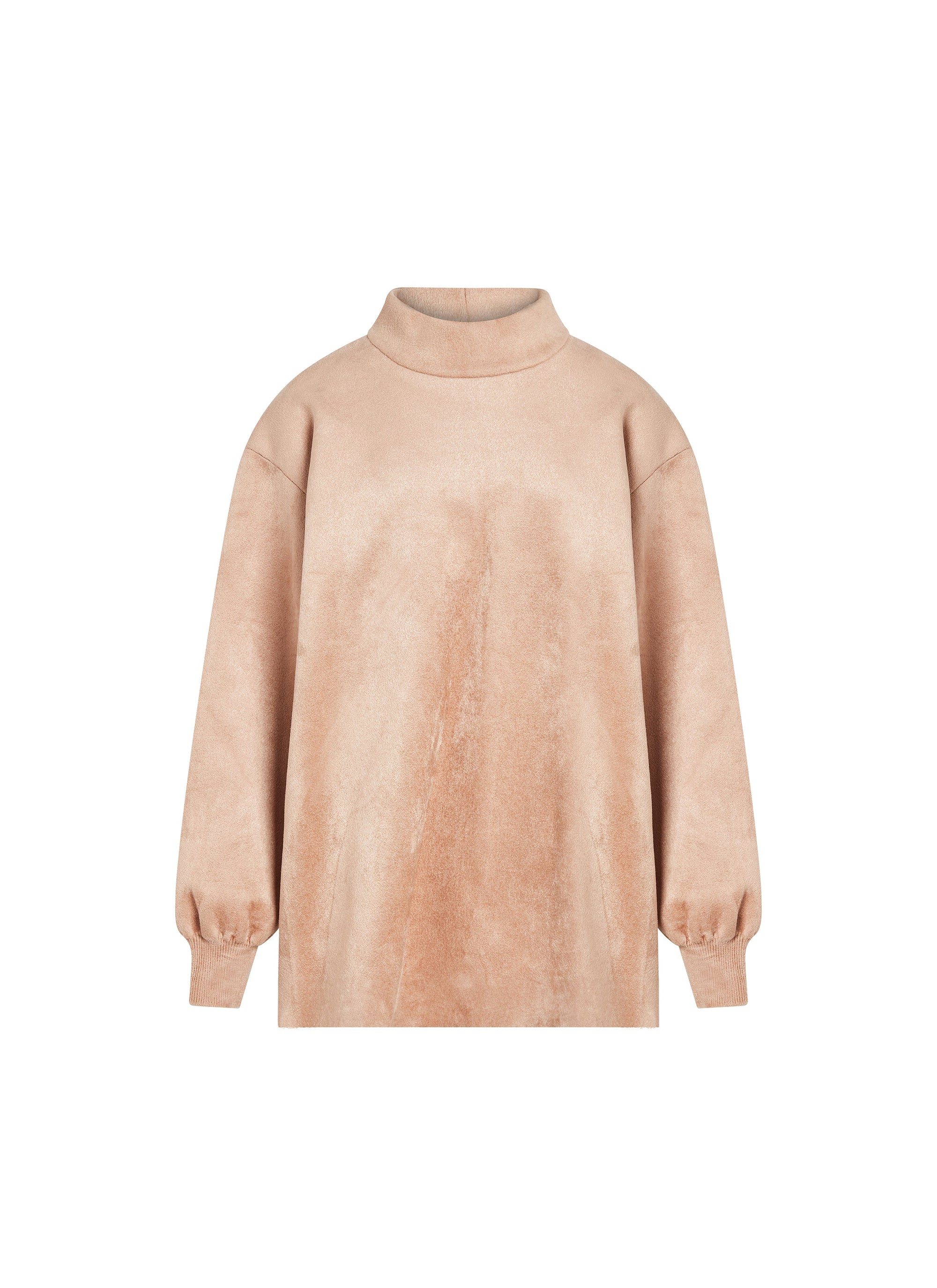 Soft long sleeve wool blend jumper - Flesh Pink