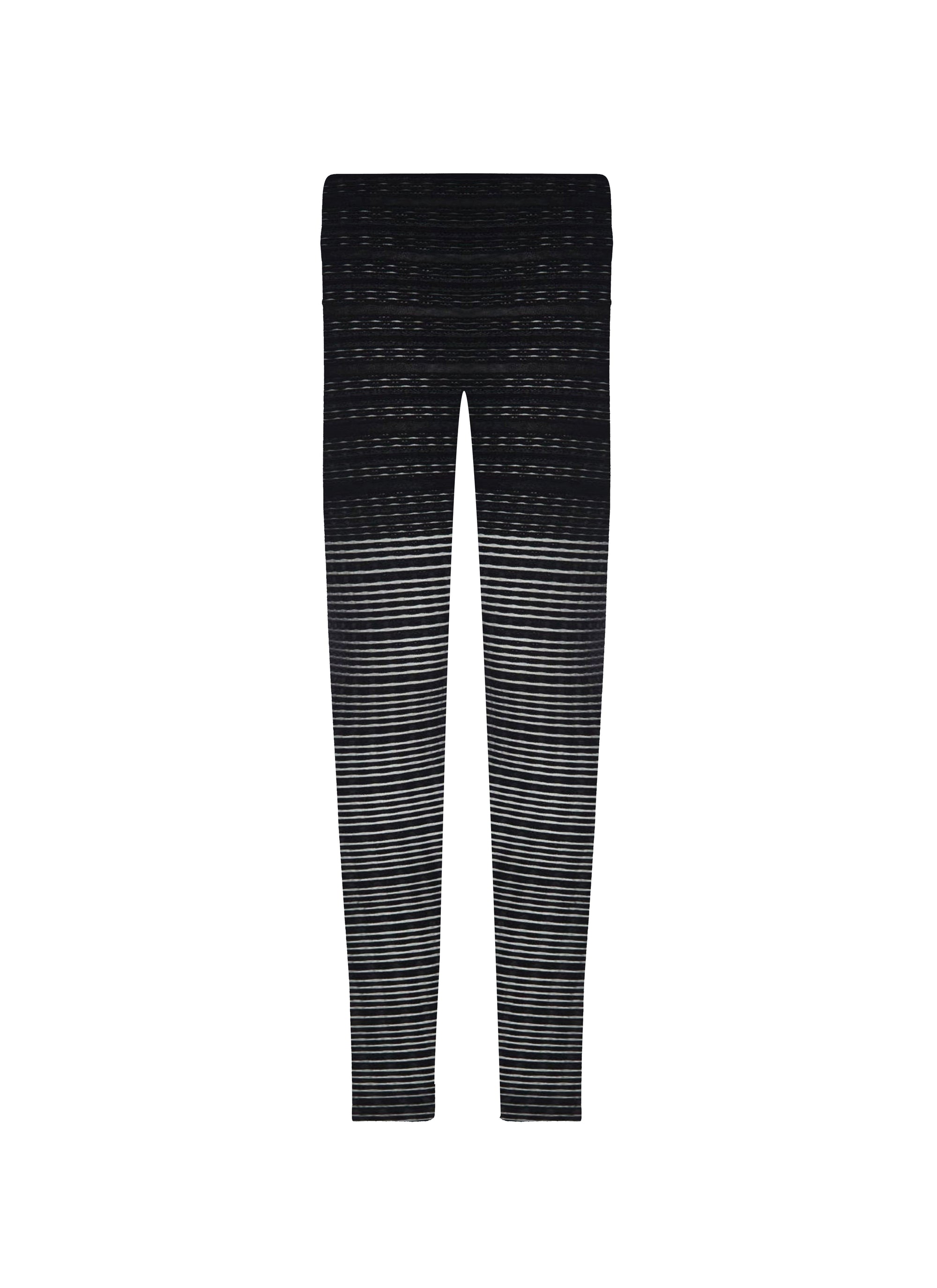 Brocade leggings - Black intense