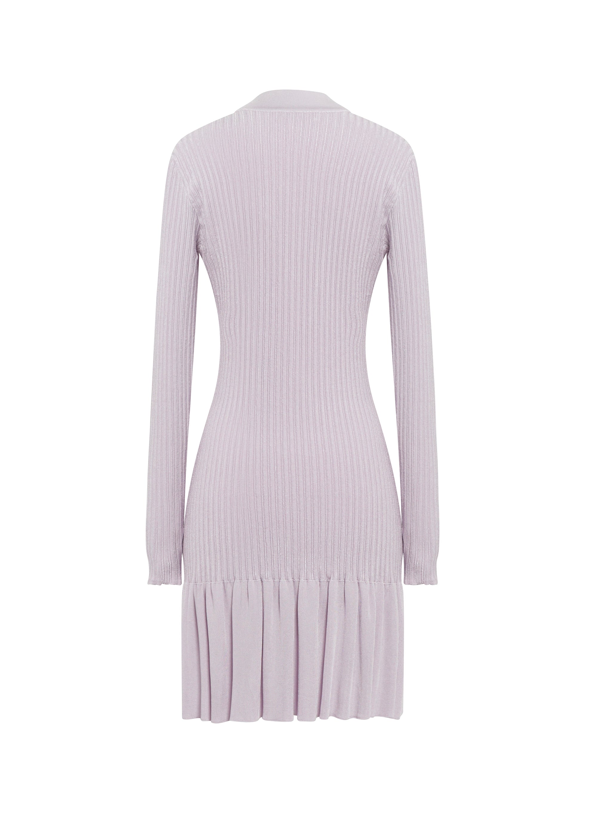 Robe sans manches en soie mélangée - Ivoire & Vert