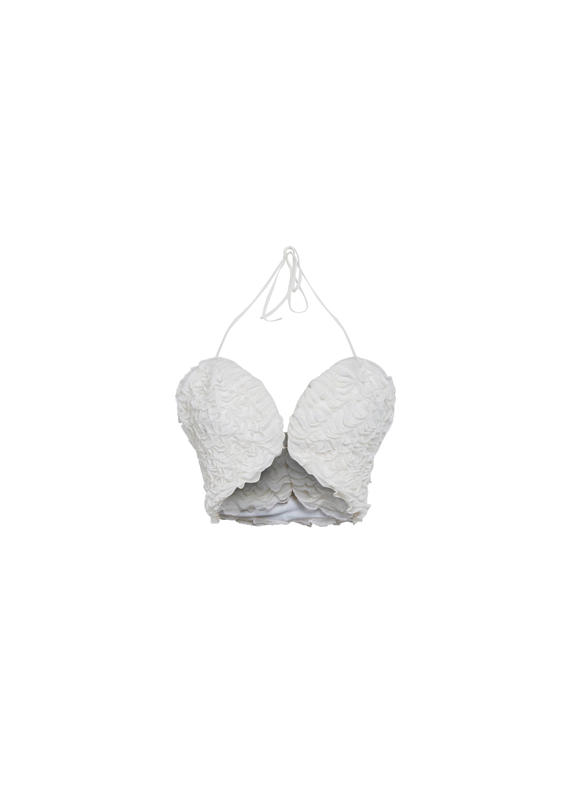 Sleeveless Top Houpette - White