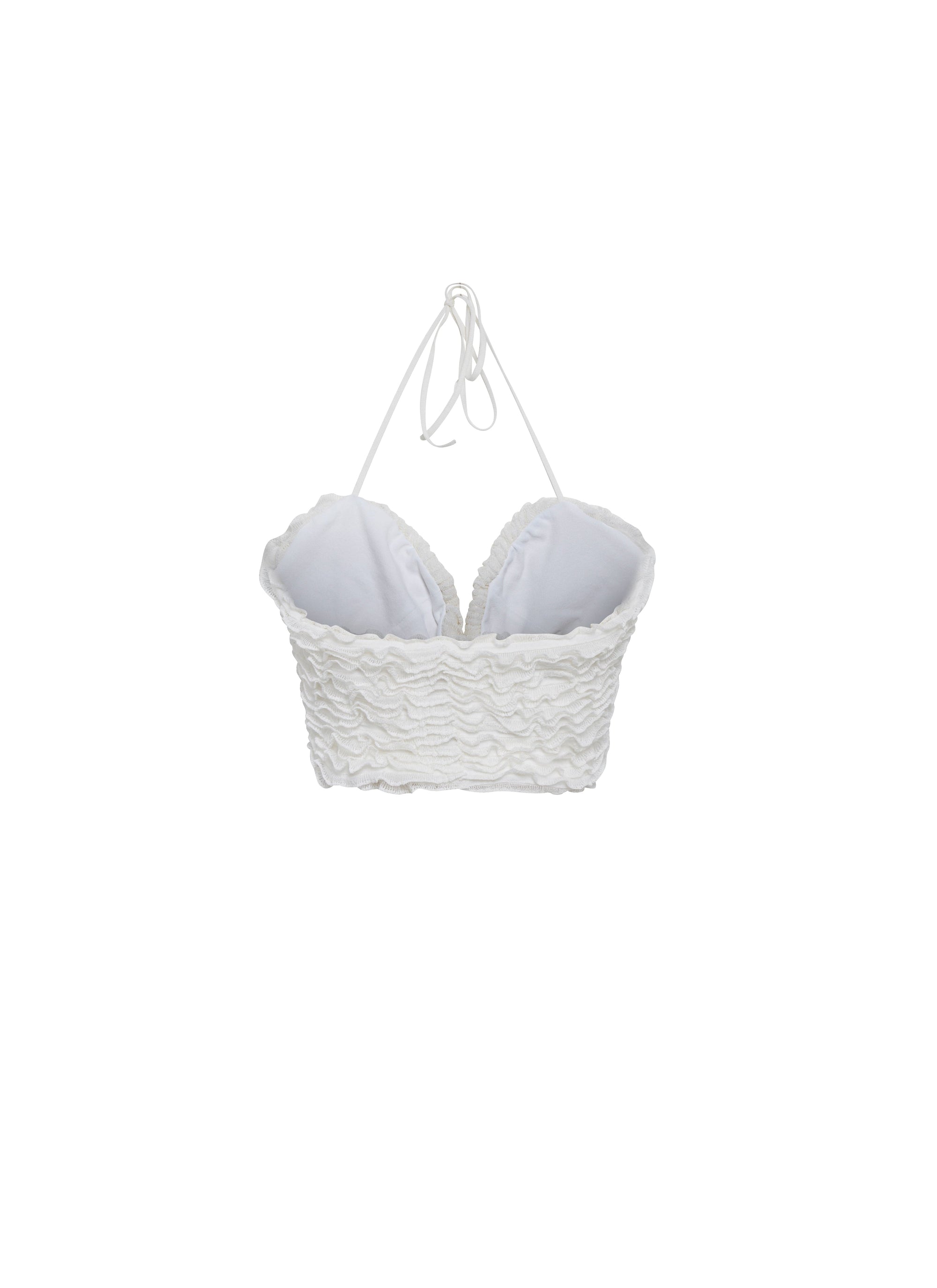 Sleeveless Top Houpette - White