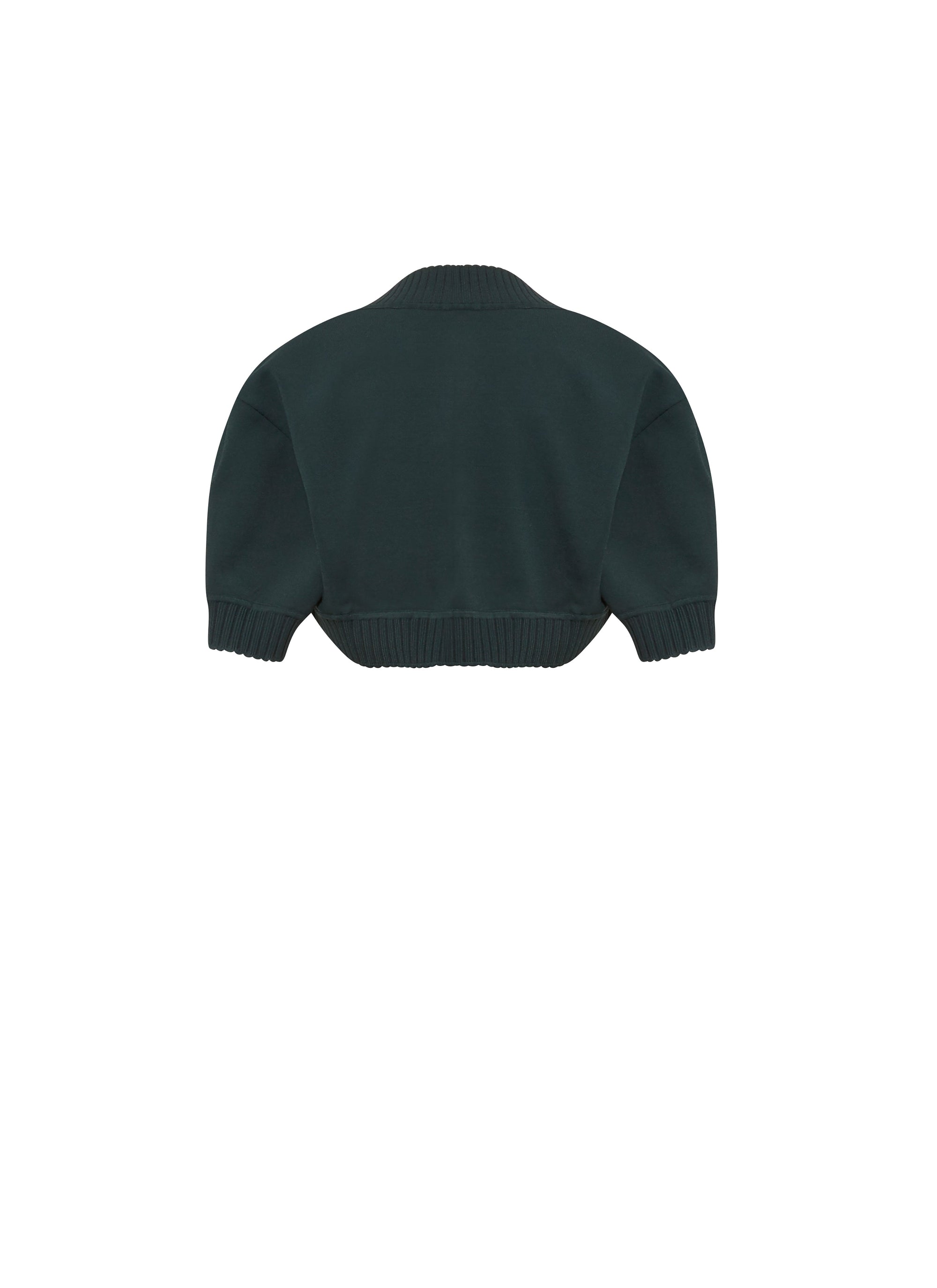 Trianon knitted short sleeve bolero - Imperial Green