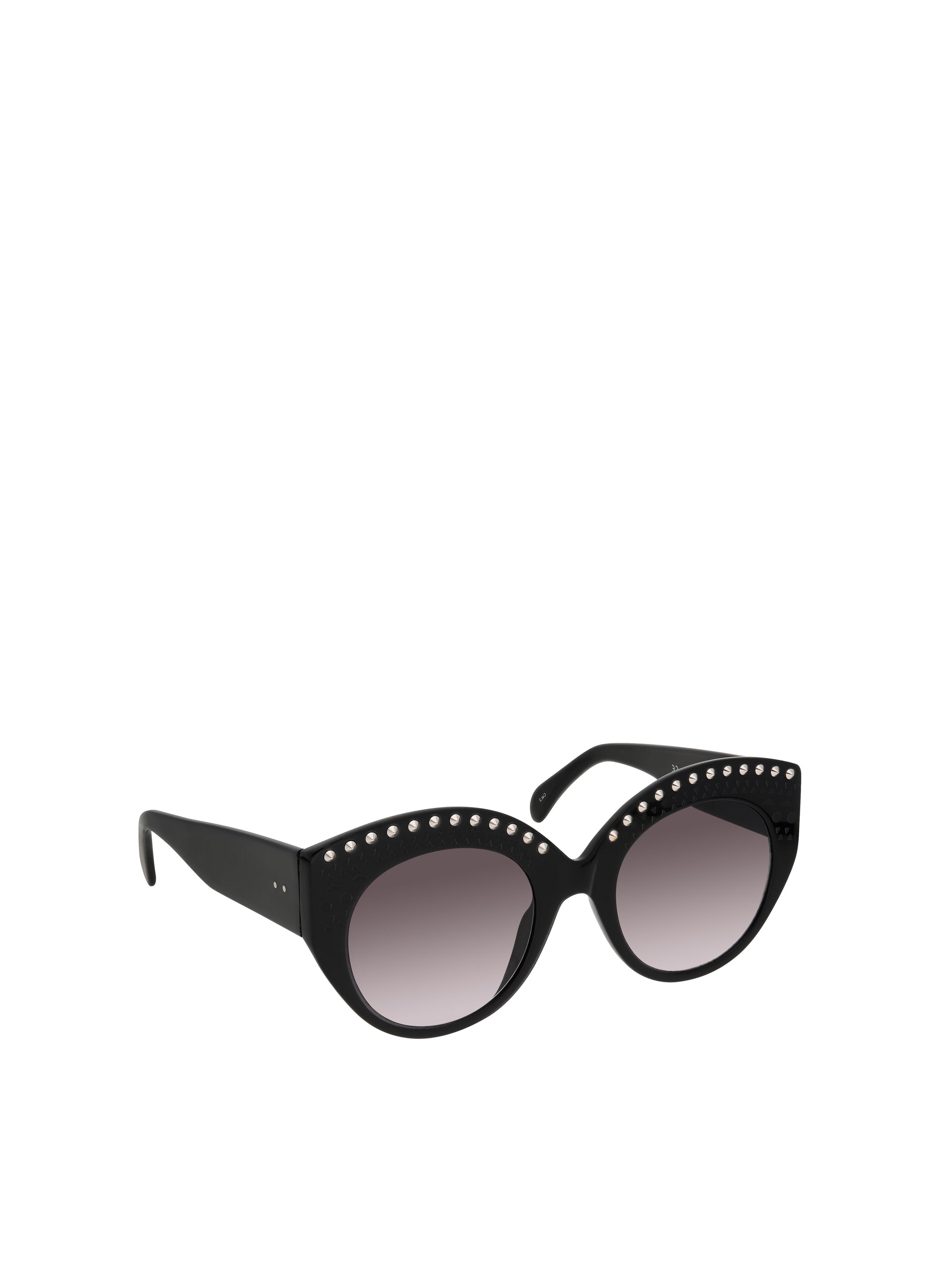 Oversize studded sunglasses - Grey & Black