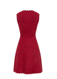 Moonlight knitted sleeveless dress - Madder