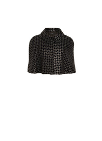 Cape Dalmatien en cuir - Noir
