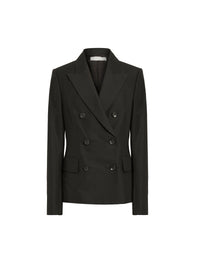 Tonic jacket in wool - Black intense