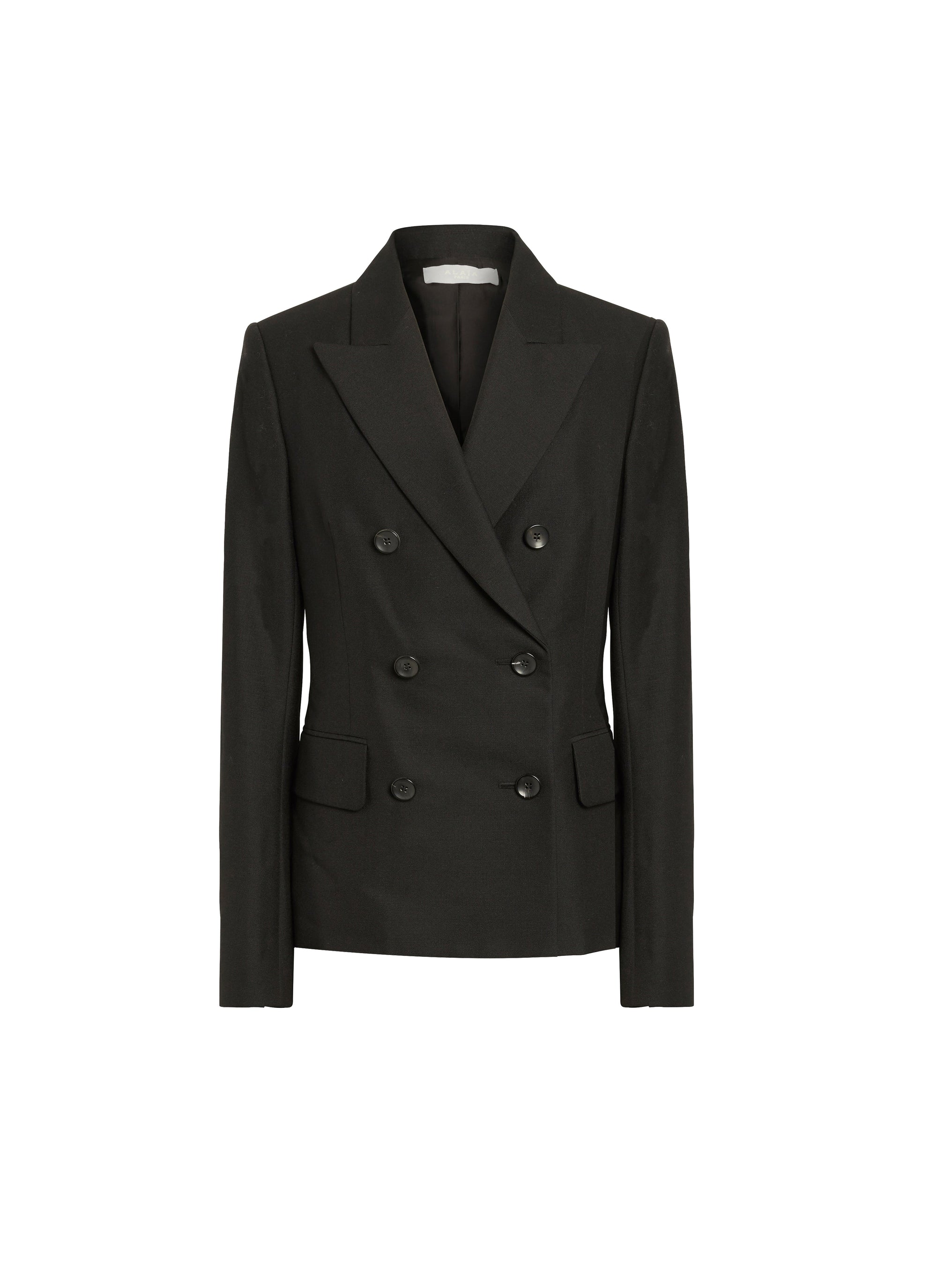 Tonic jacket in wool - Black intense