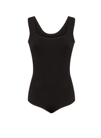 Body shorty à bretelles - Noir