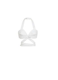 Summer gabardine bra - White
