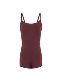 Sculpting bodysuit with straps - Bordeaux