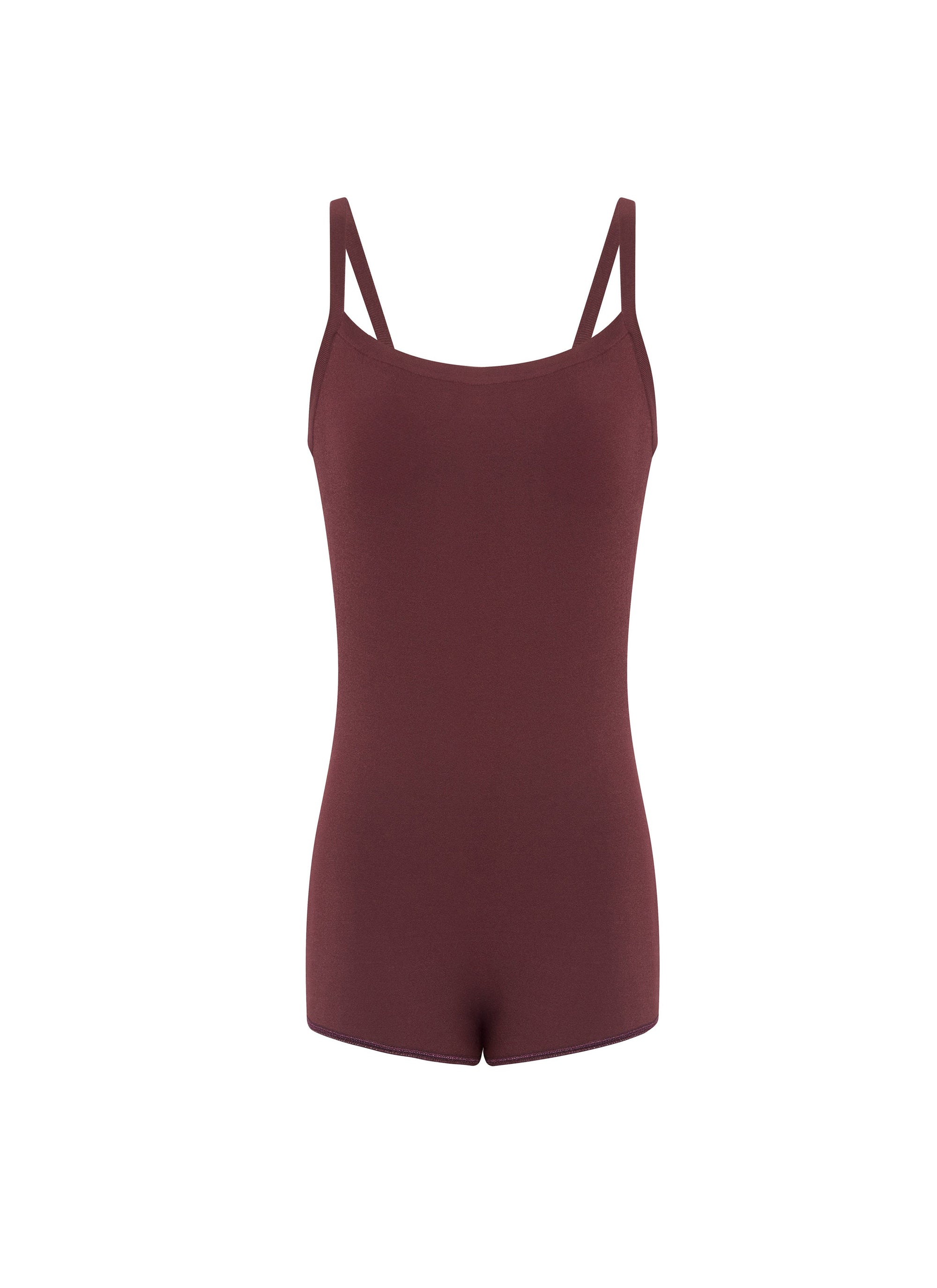 Sculpting bodysuit with straps - Bordeaux