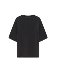 Oversized knitted jumper - Black intense