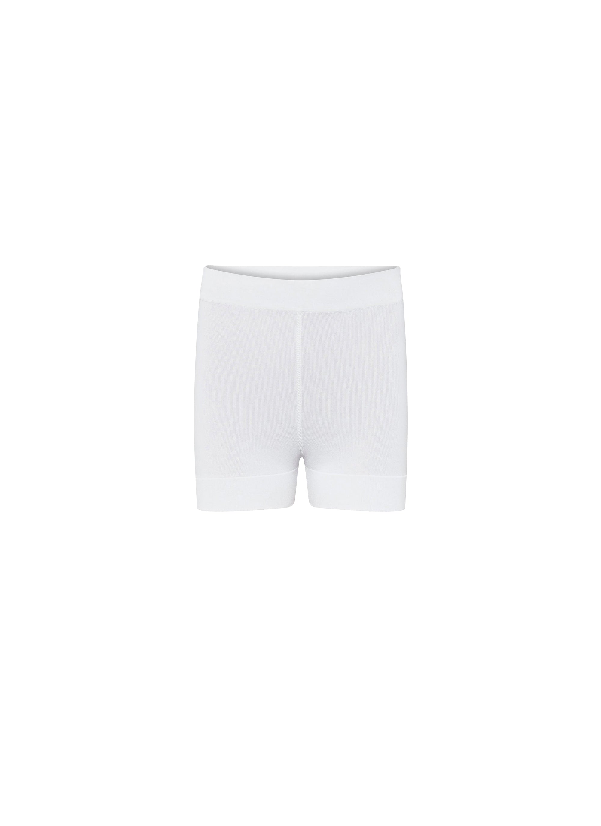 Short cycliste moulant - Blanc