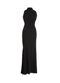 Robe sirène dos nu - Noir