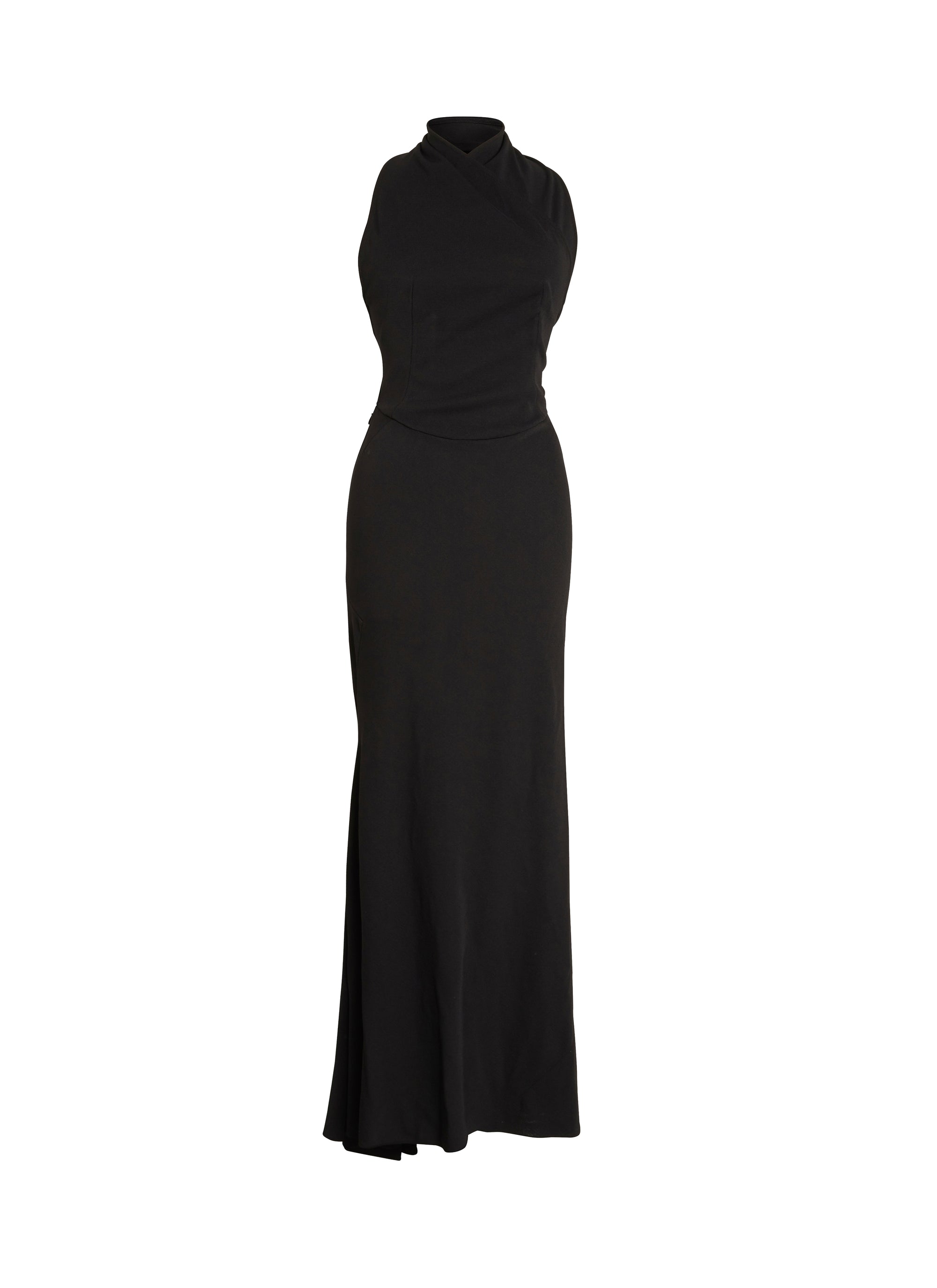 Robe sirène dos nu - Noir