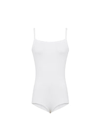 Sleeveless bodysuit - White