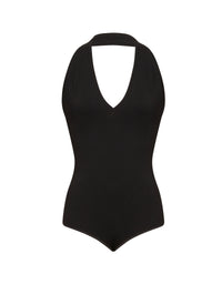 Body sans manches à attache - Noir