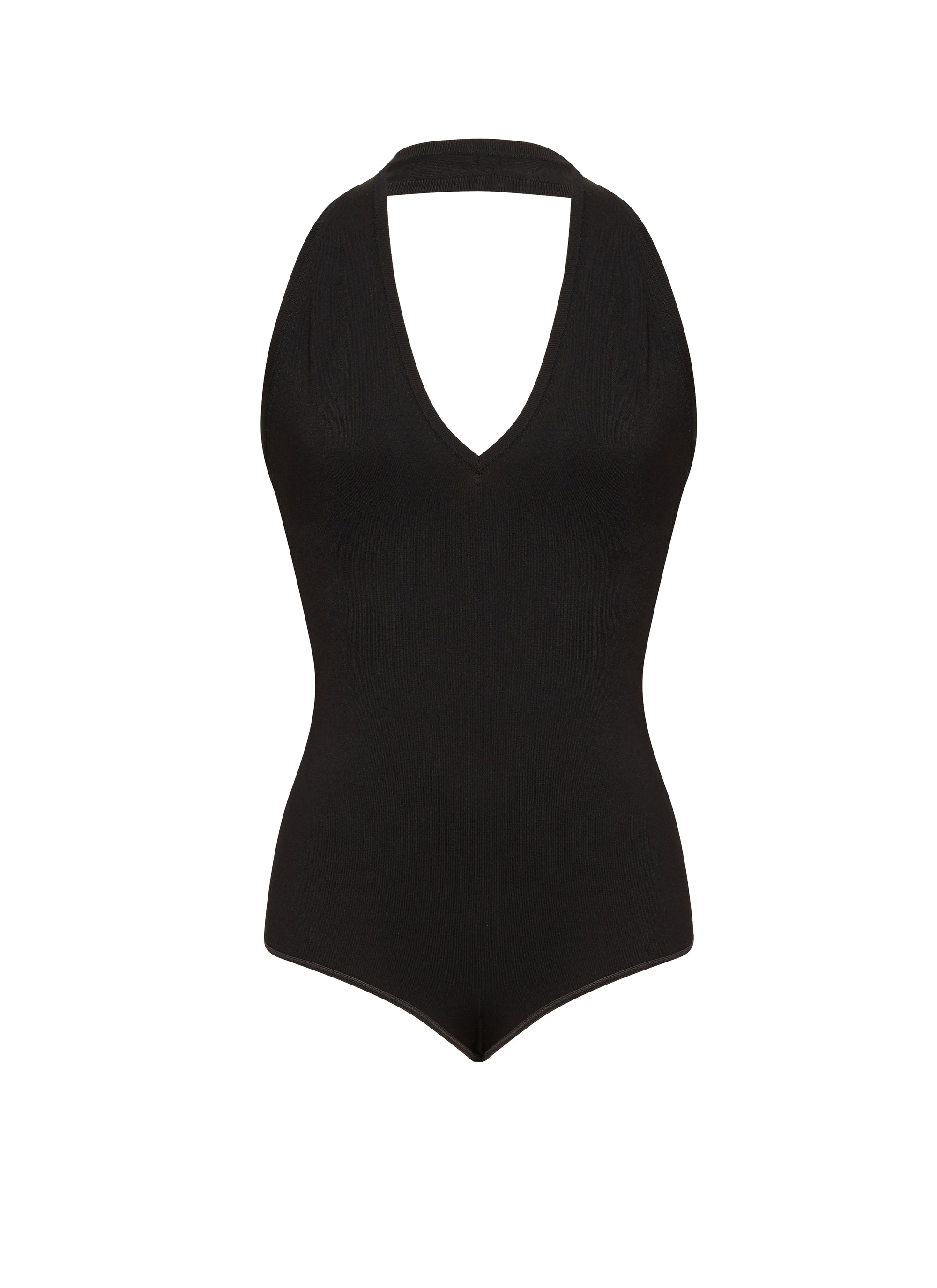 Body sans manches à attache - Noir