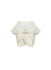 Veste courte en laine - Blanc