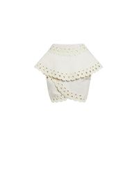 Veste courte en laine - Blanc
