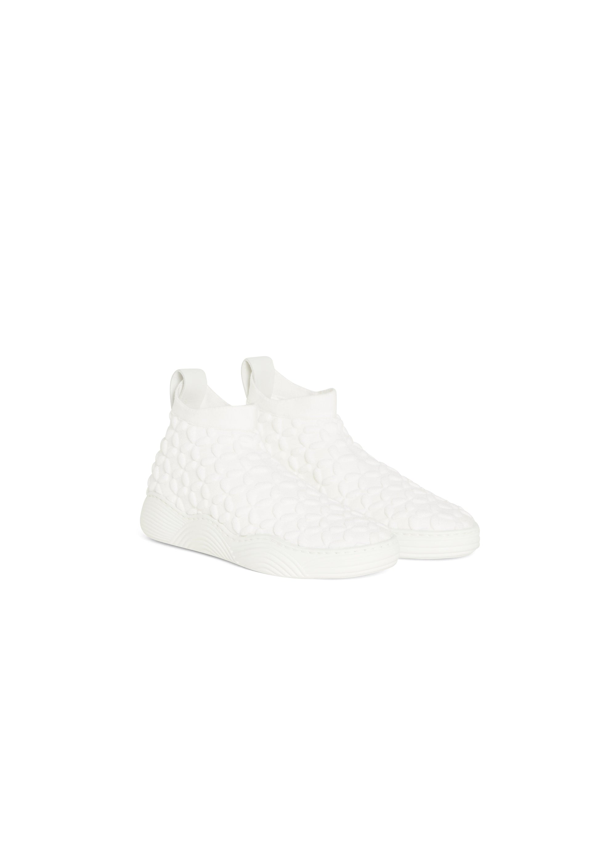 Leather Petal Sneakers - Off White