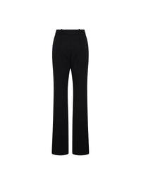 Pantalon ajusté en laine - Noir Alaia