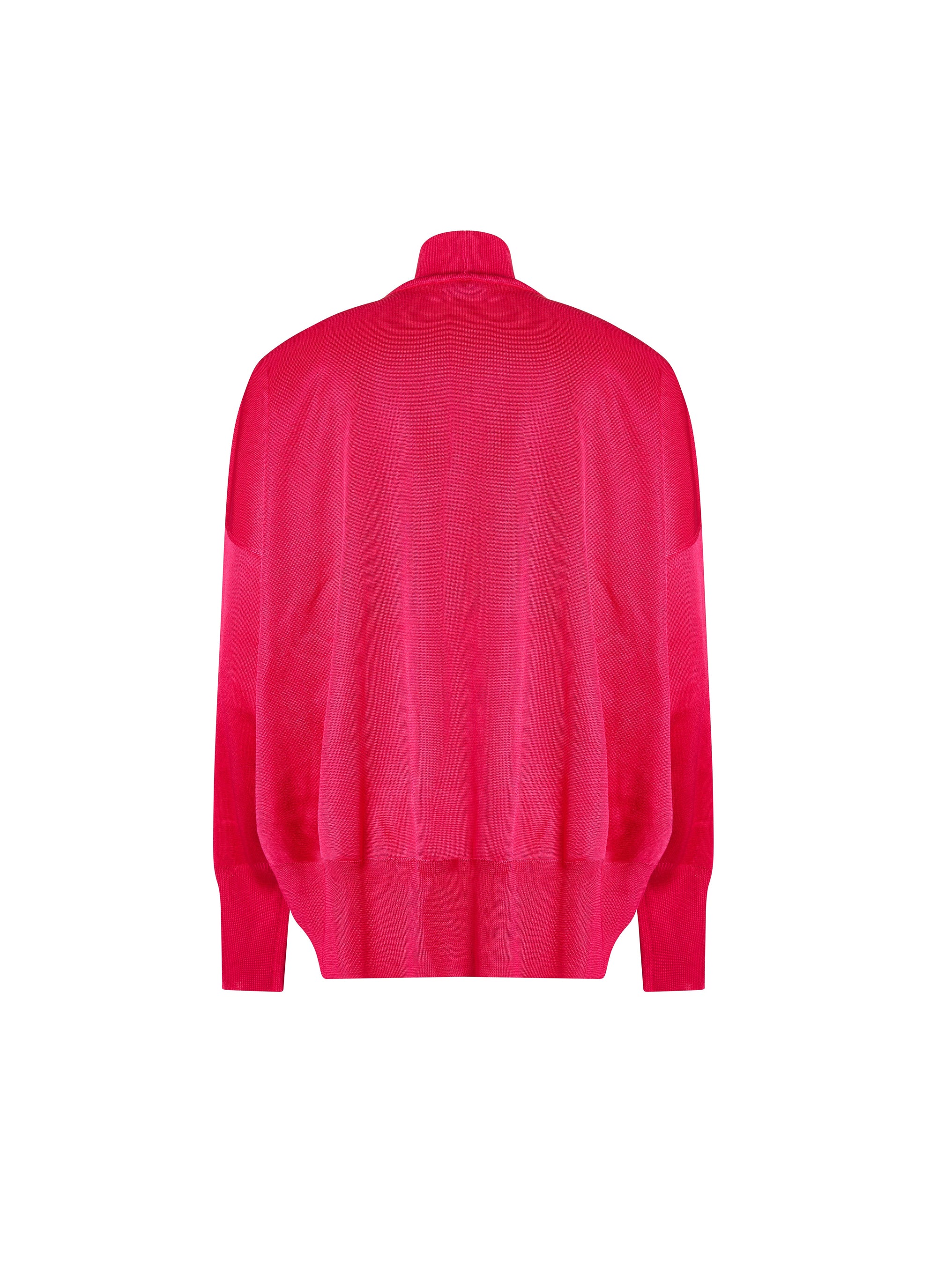 Cardigan à col large - Fuschia
