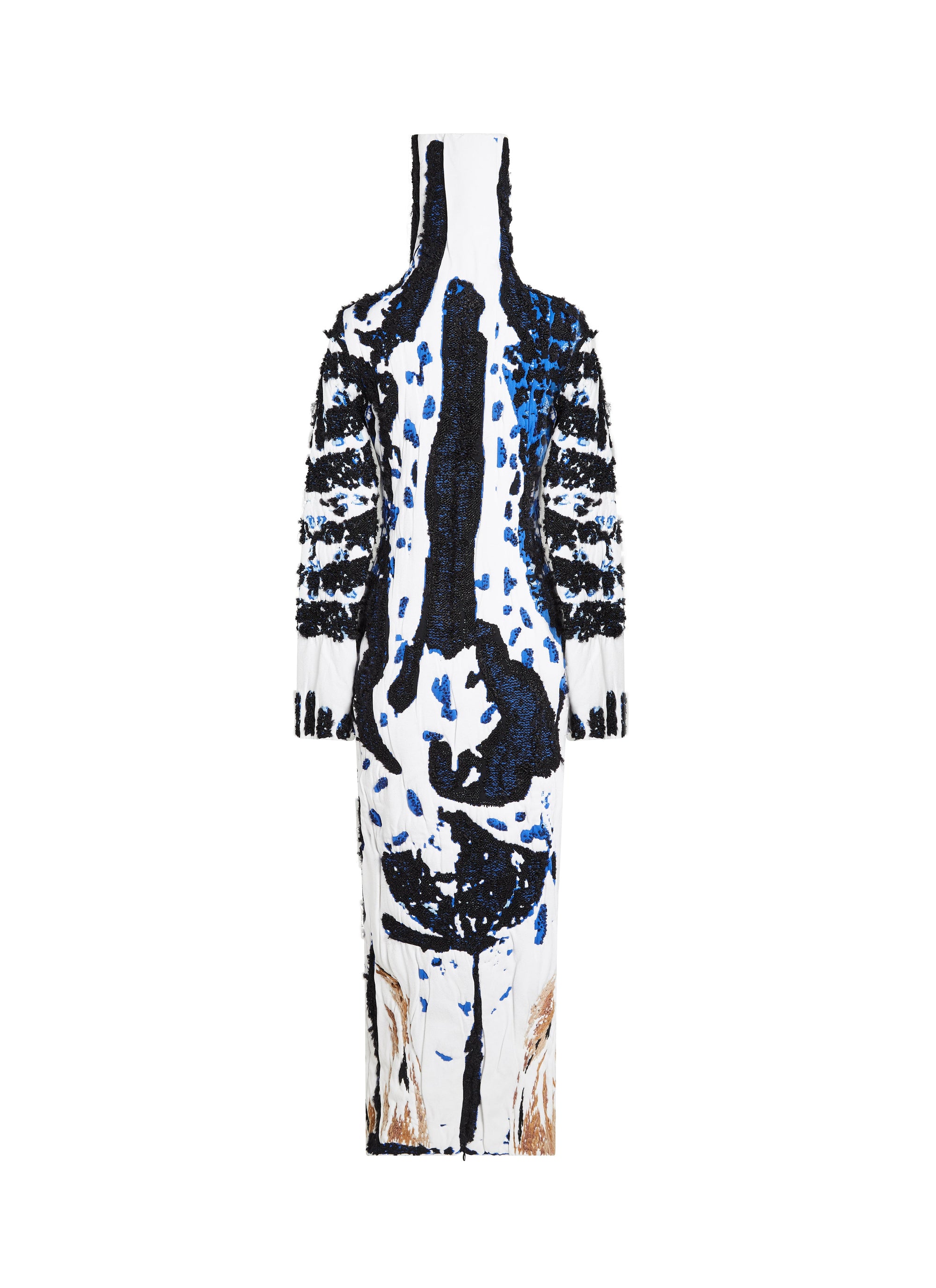 Picasso high neck dress - Multicoloured