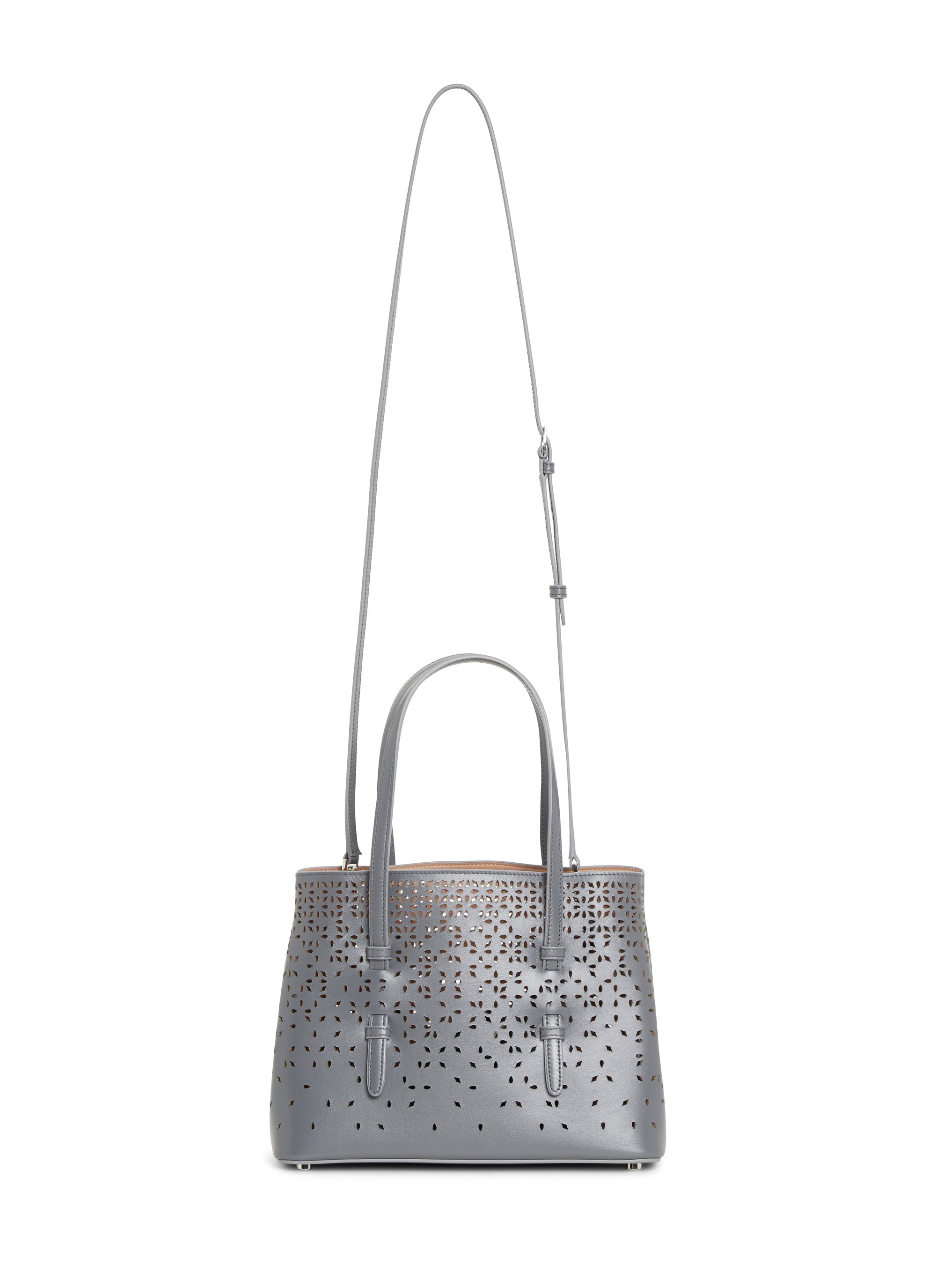 Mina Bolivia Fiori bag leather - Ash