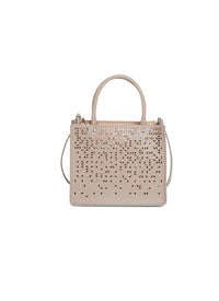 Sac Garance Fiori Gonna en cuir - Tourterelle