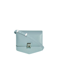 Leather Dad Bag - Grey Green