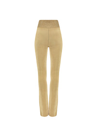 Legging double face en laine - Or