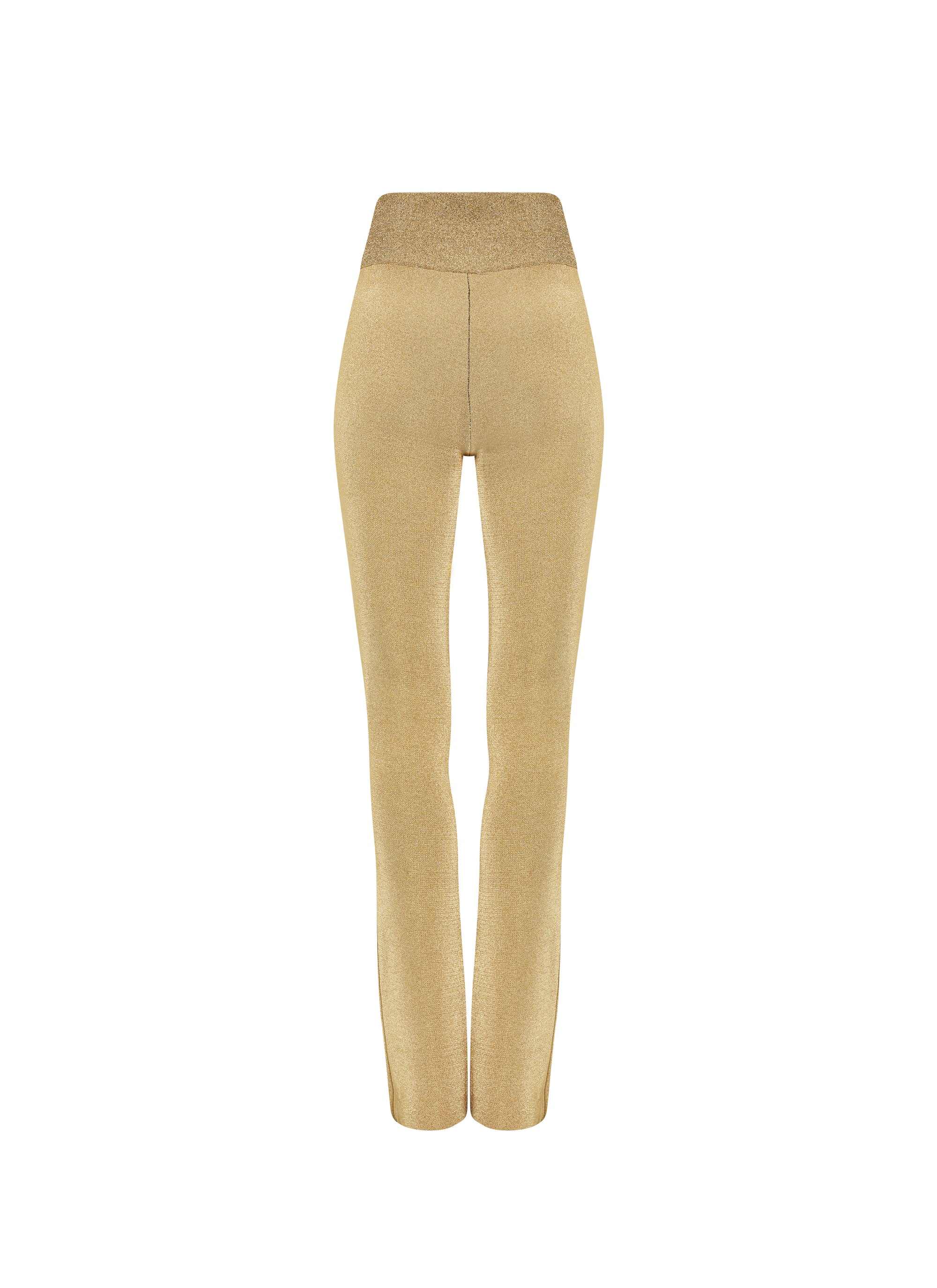 Legging double face en laine - Or