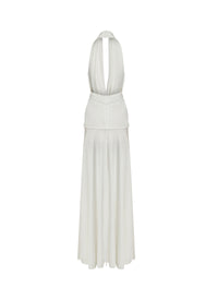 Flowing goddess dress - White
