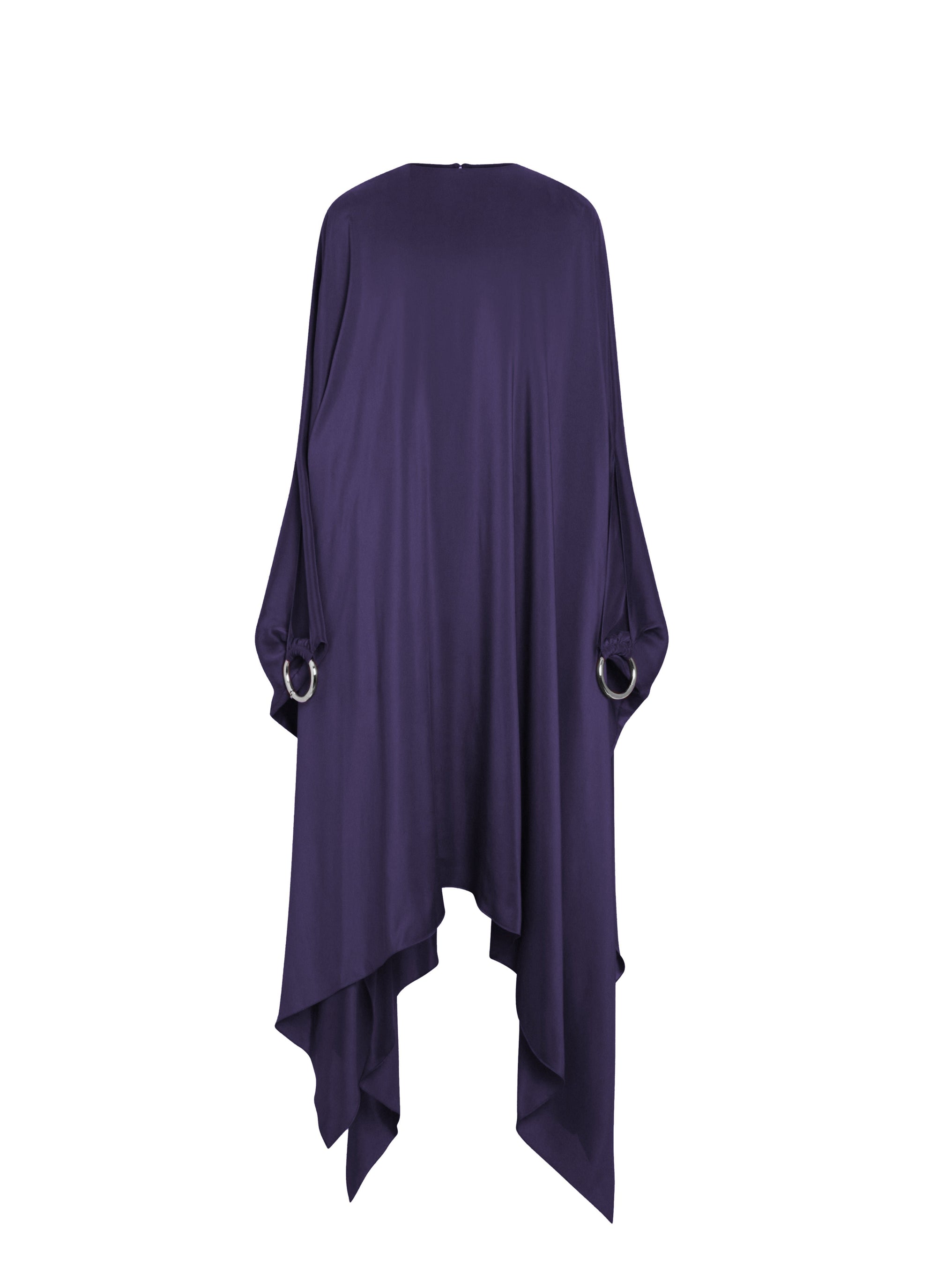 Robe kaftan en soie - Ultraviolet