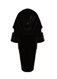 Duffle-coat oversize en fausse fourrure - Ebene