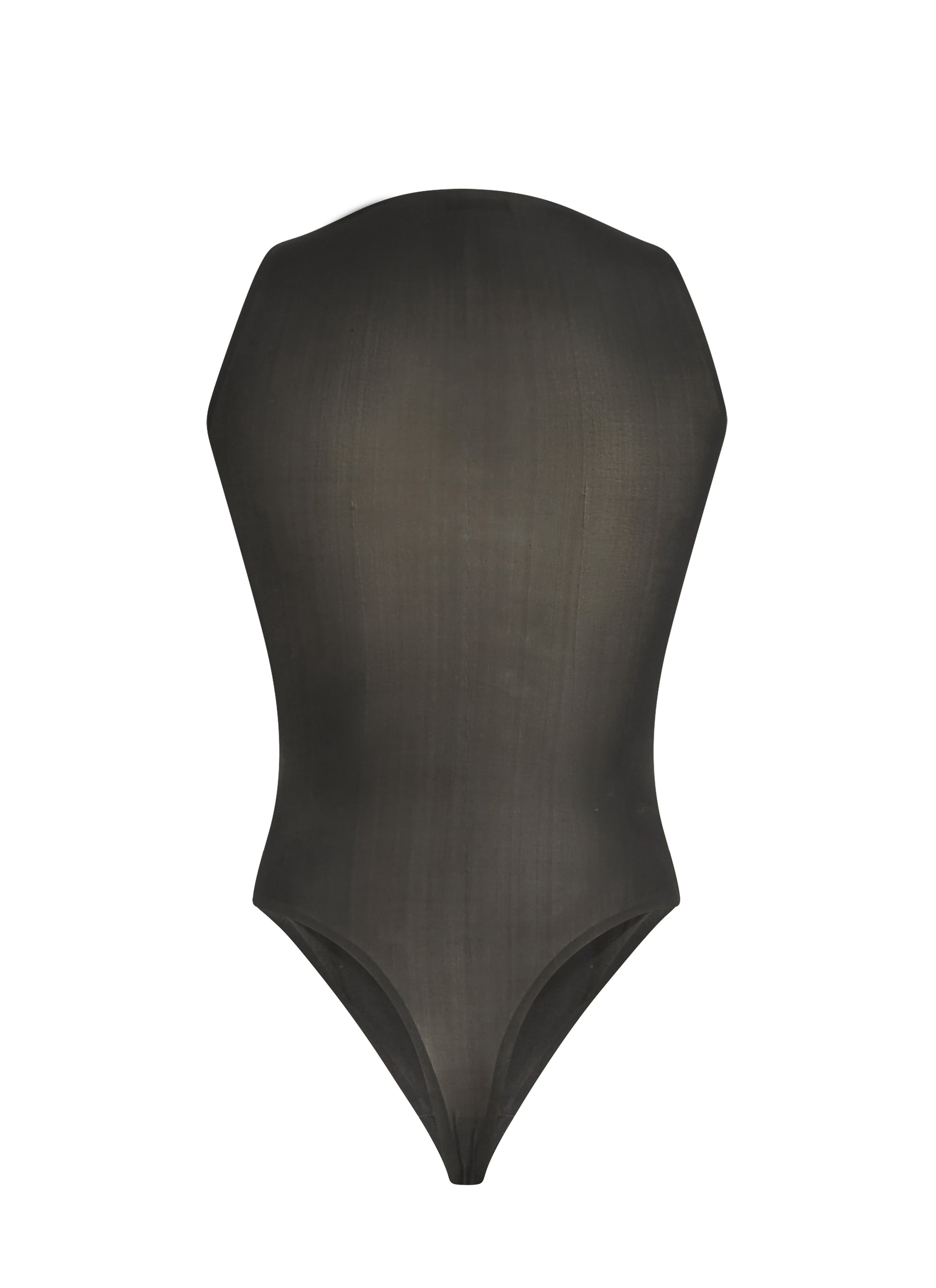 Long-sleeved Shadow Body - Black Alaïa
