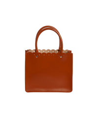 Sac cabas Garance 16 en cuir - Cuivre