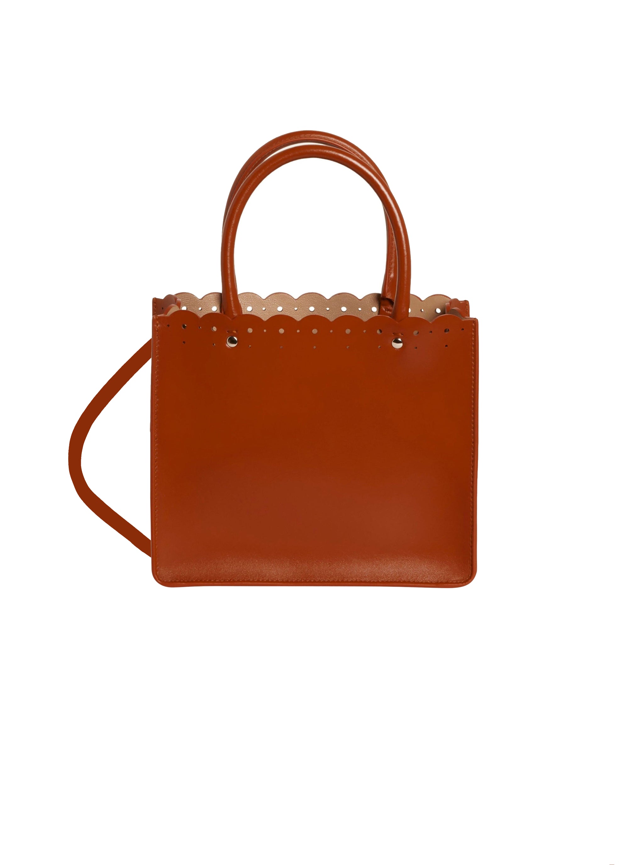 Sac cabas Garance 16 en cuir - Cuivre