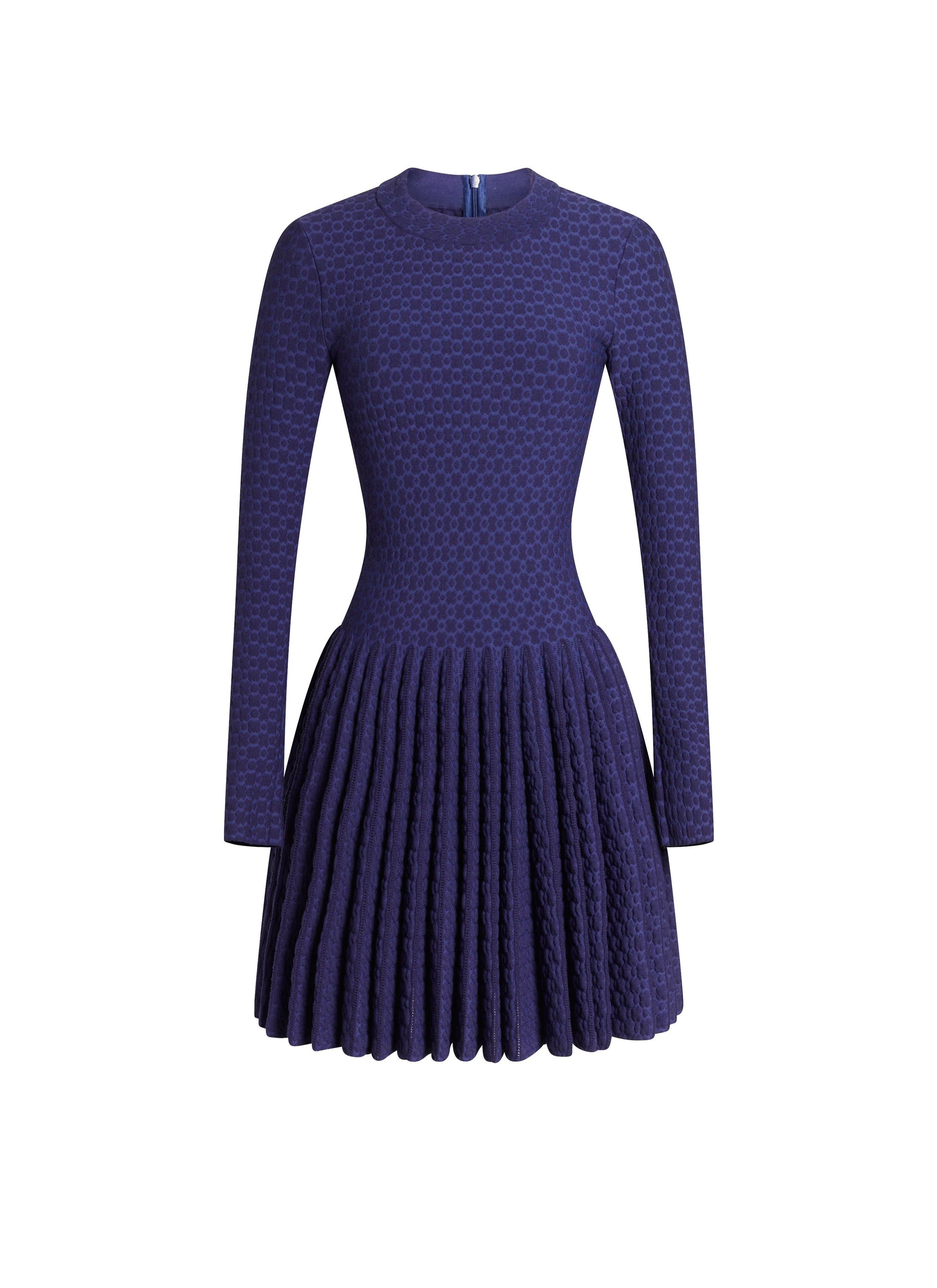 Andalousie wool dress - Indigo