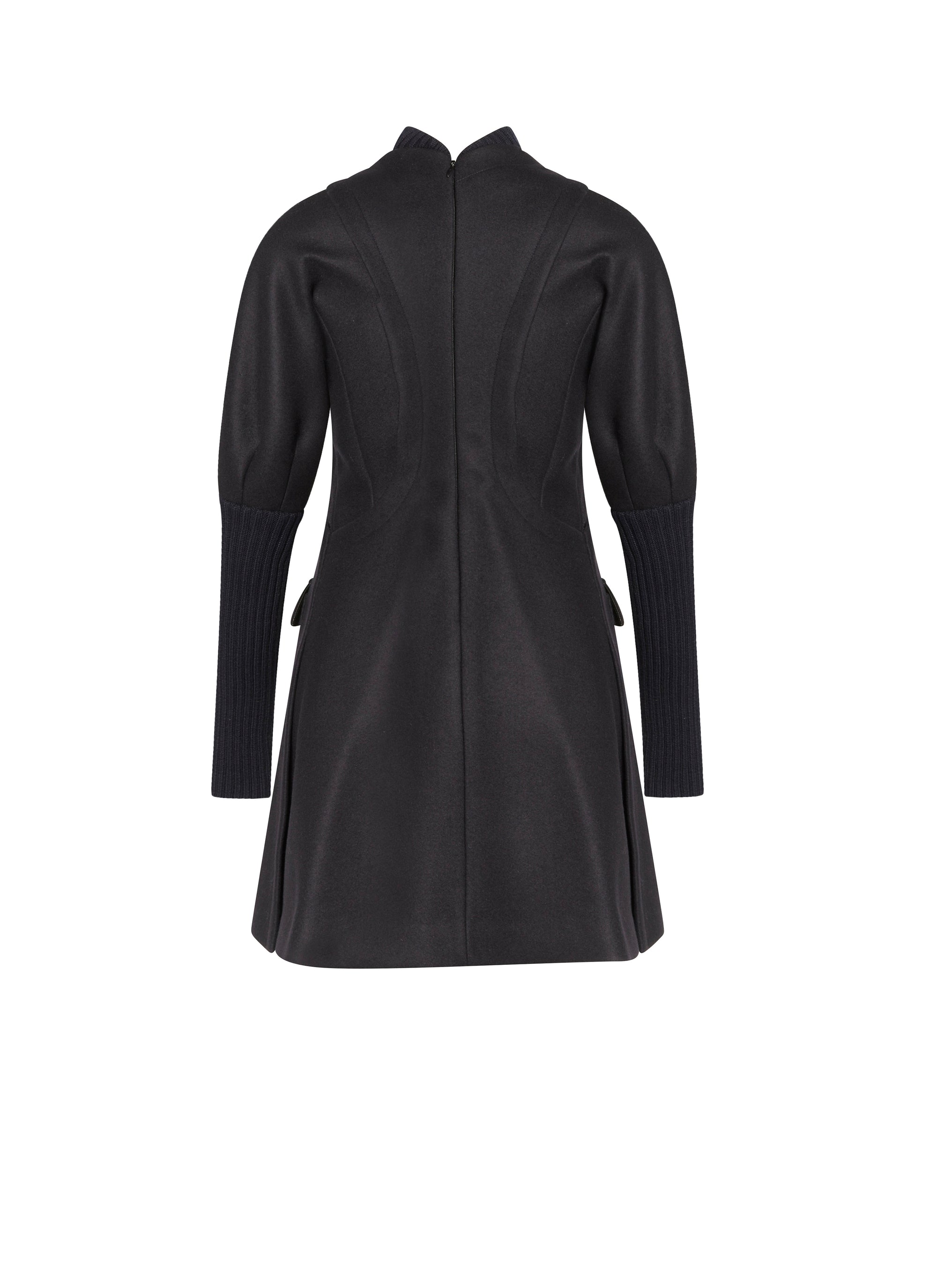 Zipped cashmere dress - Nuit