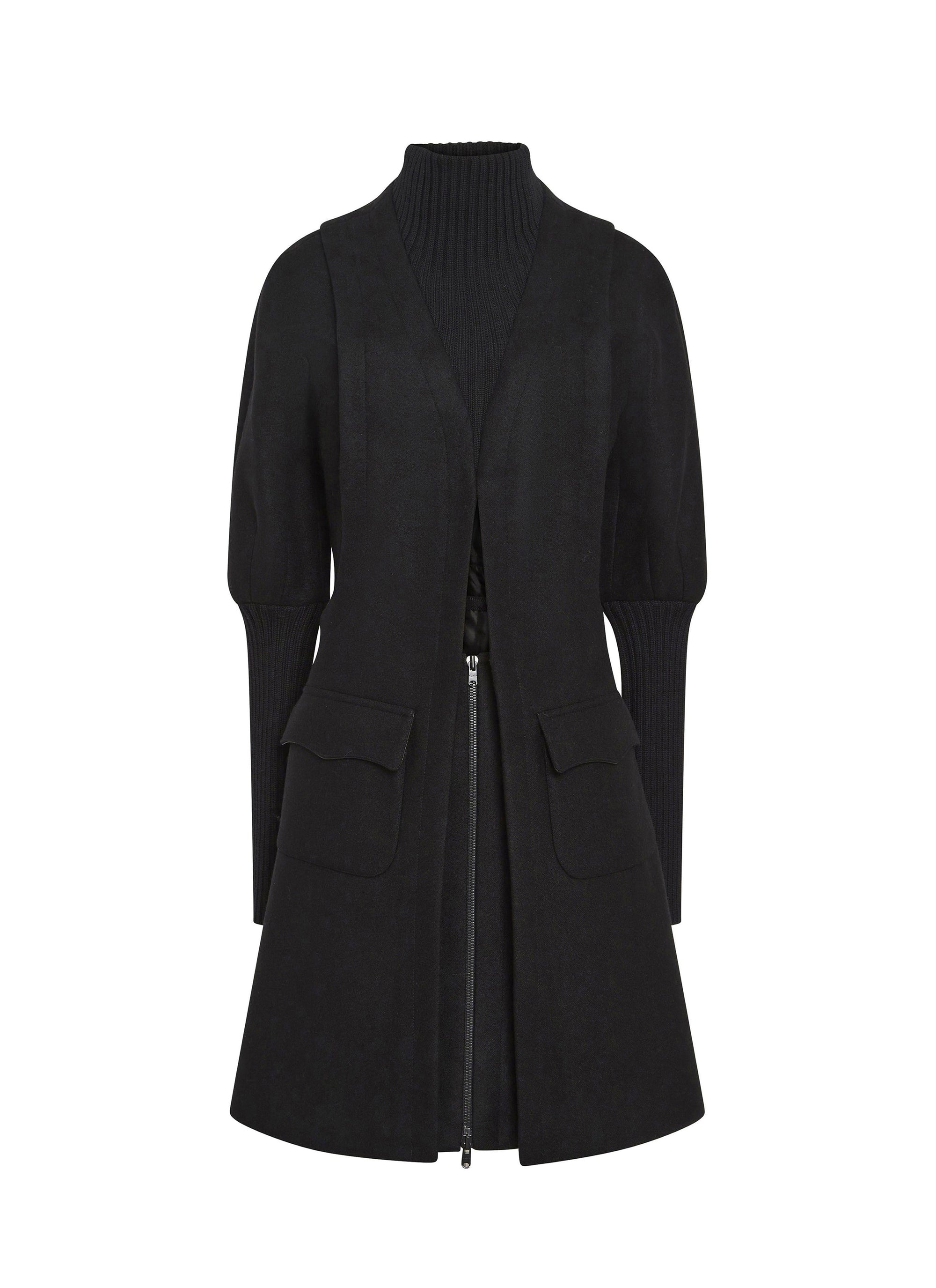 Cashmere dress - Black