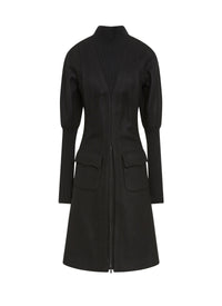 Cashmere dress - Black intense