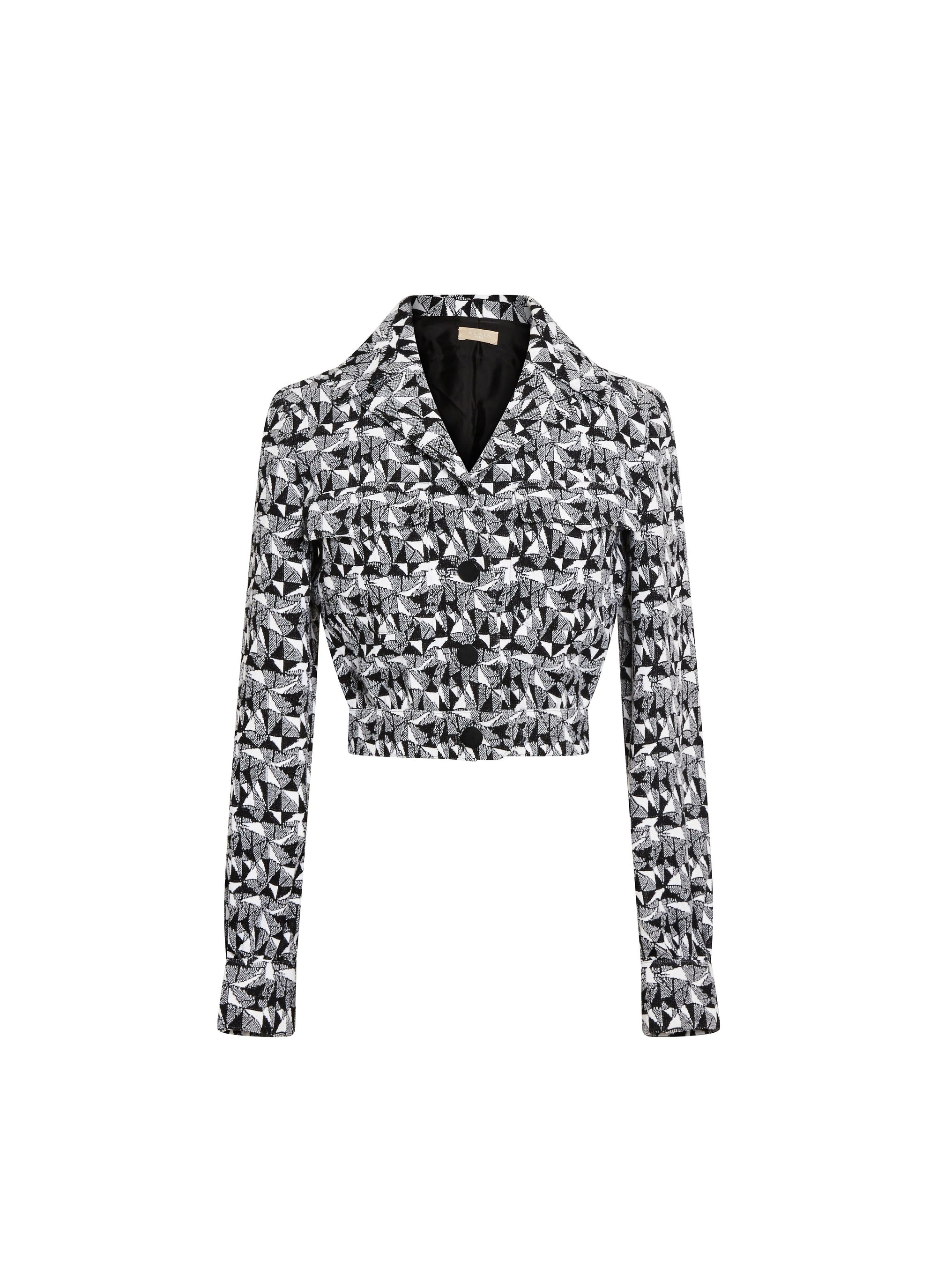 Archipelago Geometric Jacket - Black & White