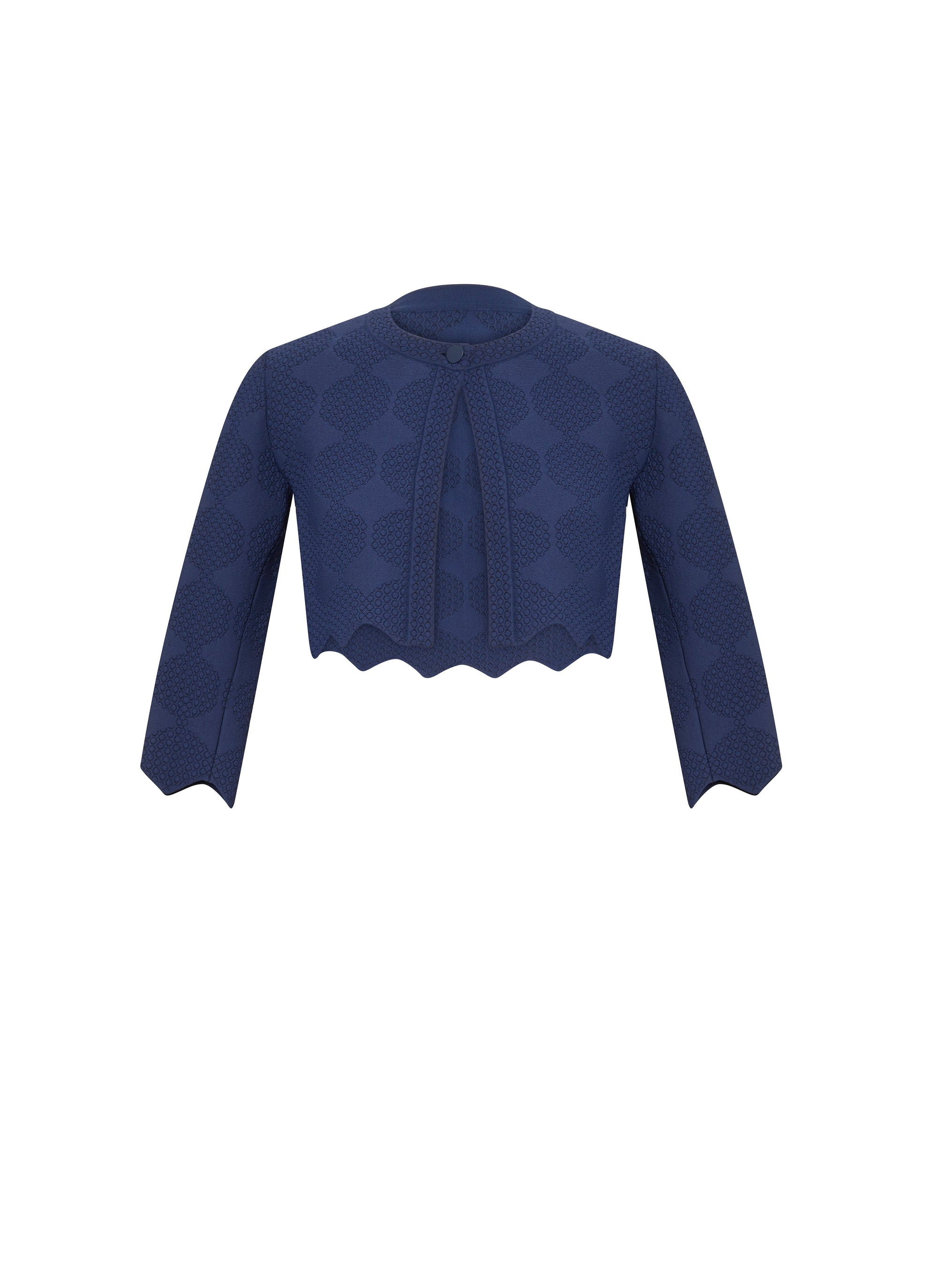 Cardigan Vanuatu en maille - Cobalt