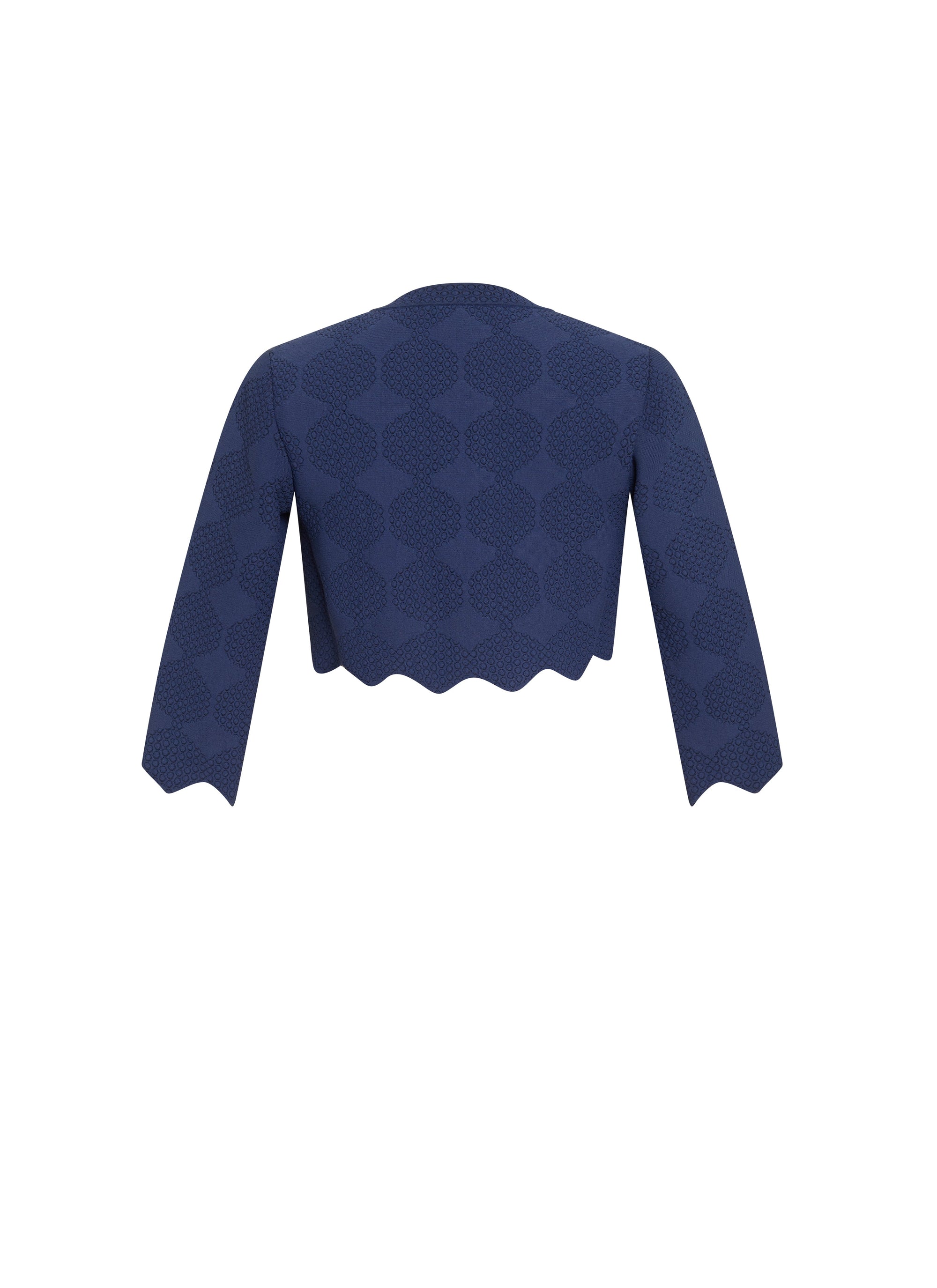 Cardigan Vanuatu en maille - Cobalt